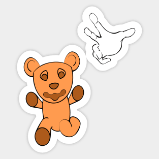 Run Orange Gummy Run! Sticker